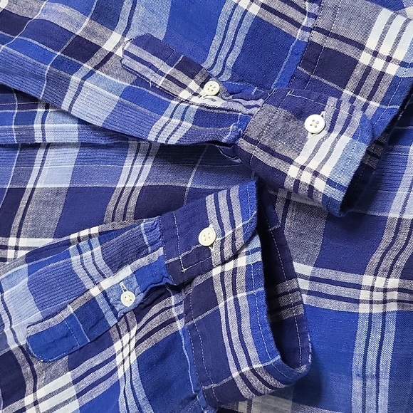 POLO Ralph Lauren relaxed fit plaid long sleeves XL - Picture 10 of 10